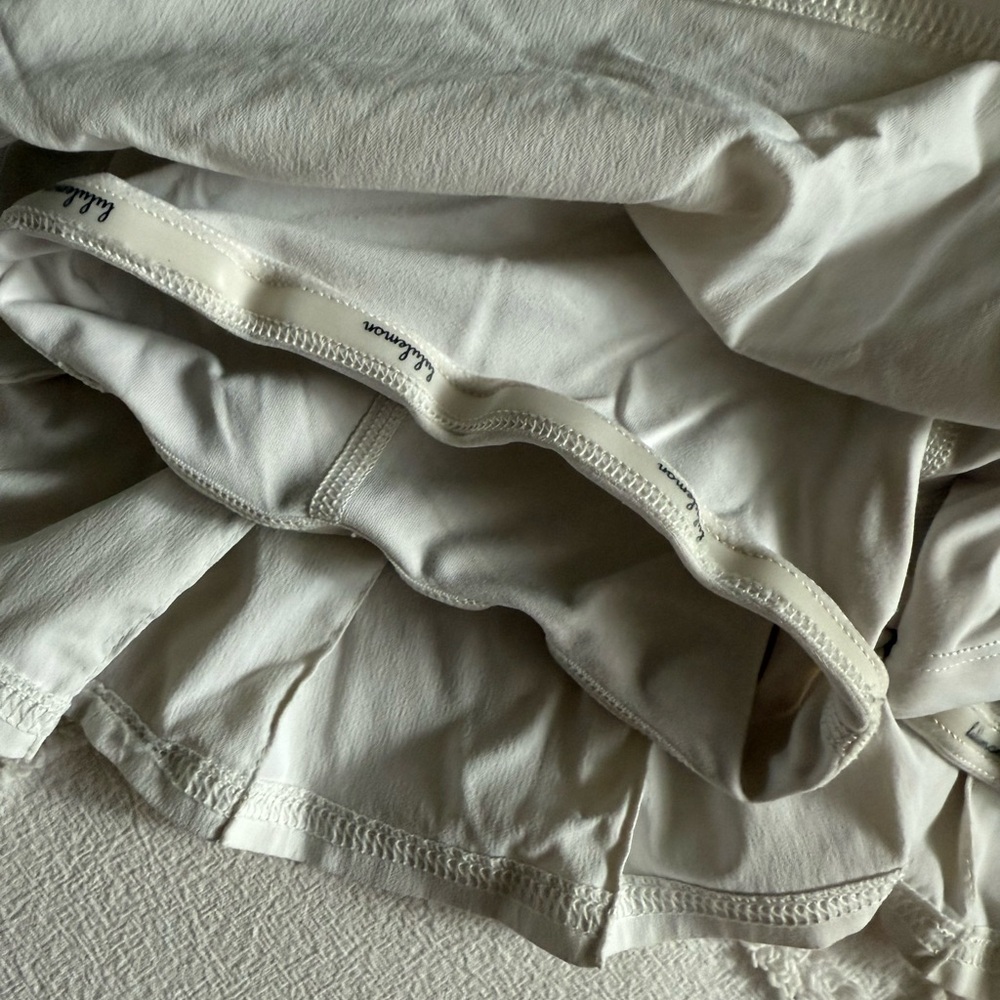 Lululemon White Tennis Skirt - Picture 3 of 4